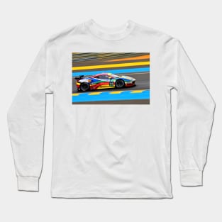 Ferrari 458 Italia 24 Hours Of Le Mans 2015 Long Sleeve T-Shirt